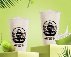 sinh tố dừa Cửa Bắc Juice & Fruit